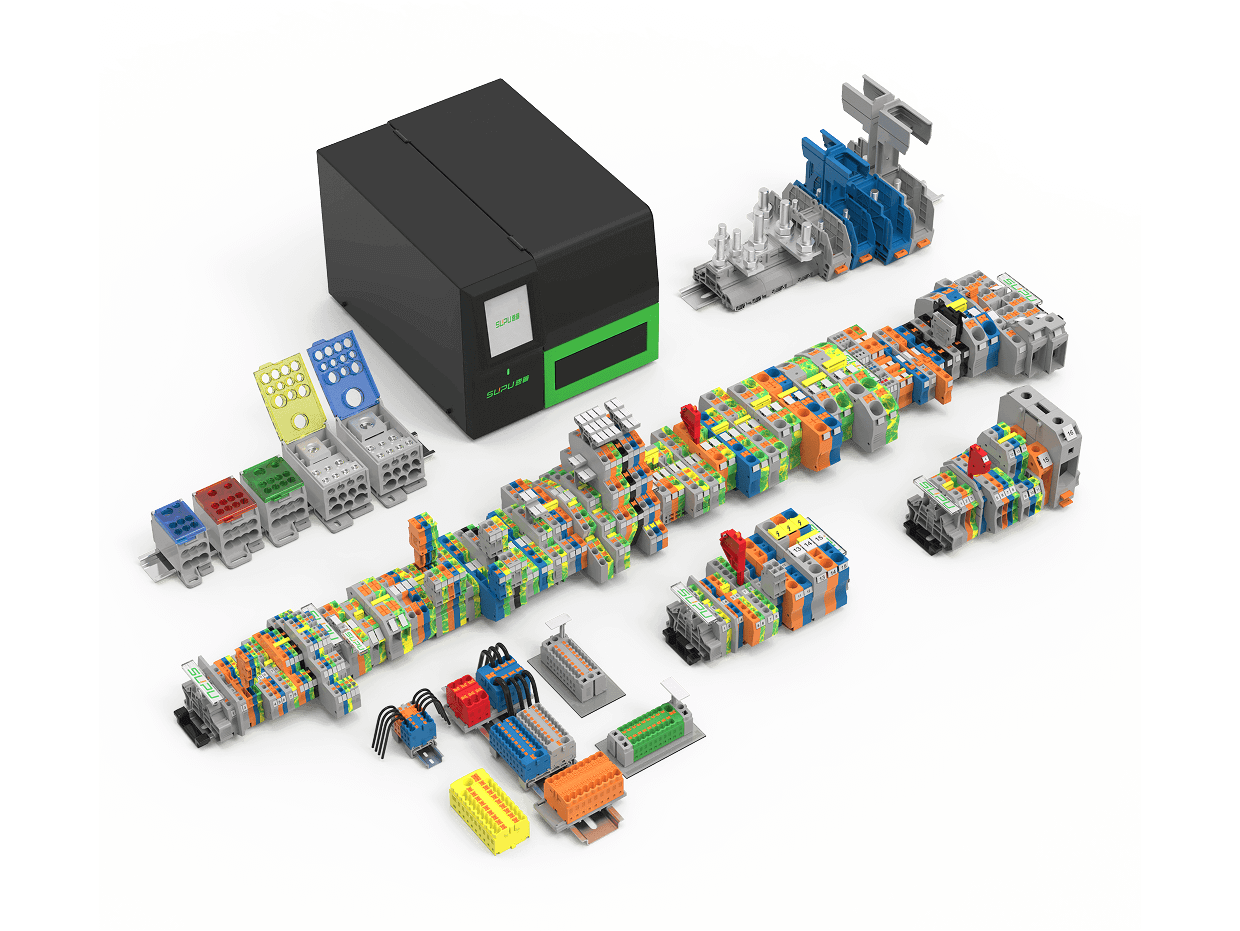 SUPU DIN rail terminal blocks product family
